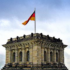 das alte Gebäude des Reichstags