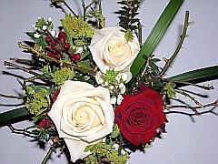Foto Rosen im Brautstrauß