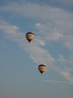 Fahrt mit einem Heißluftballon