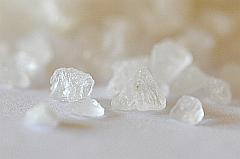 Meersalz - einzelne Kristalle