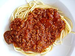 Spaghetti Bolognese - Spagetti mit Hackfleischsoße