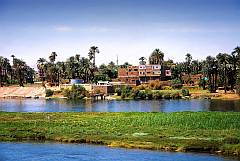 Landschaft am Nilufer