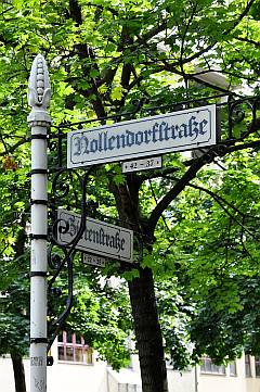 Straßenschild Nollendorfstraße