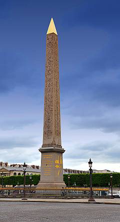 der Obelisk von Luxor auf dem Place de la Concorde