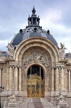 Aufnahme des Portals des Petit Palais