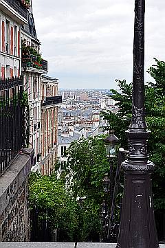 Treppen den Montmartre hoch zur Sacre Coeur