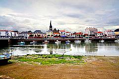 Panorama der Hafenstadt Saint Gilles Croix de Vie