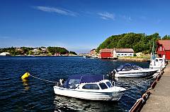 Hellvik - Hafen