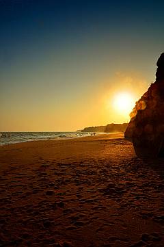 Sonnenuntergang am Praia Armacao