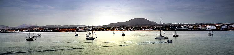 Corralejo, Hafenstadt im Norden Fuerteventuras
